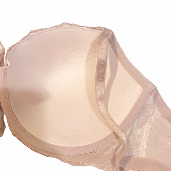 Victorias Secret Pink Gold Floral Dream Angels Bra - Picture 4 of 7